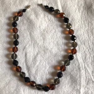 Tri-color Beaded Necklace